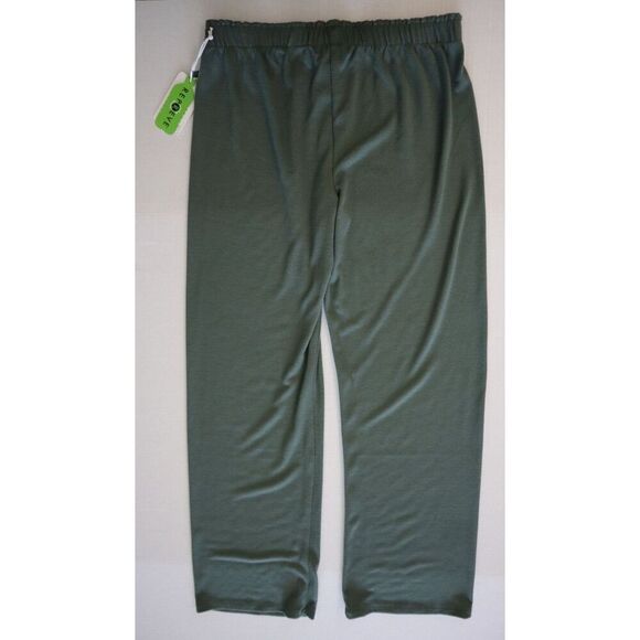 P.J. Salvage RZRLP Women's Sz Small Sage Green Jersey Pajama Lounge Pants - Picture 2 of 8